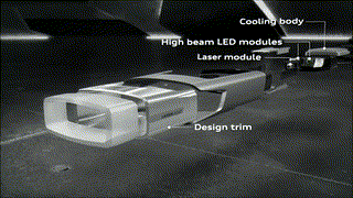фары в Audi Sport quattro laserlight