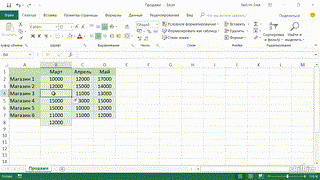 новой ячейки