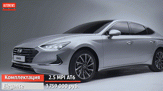 Новая Hyundai Sonata в России: цены и комплектации