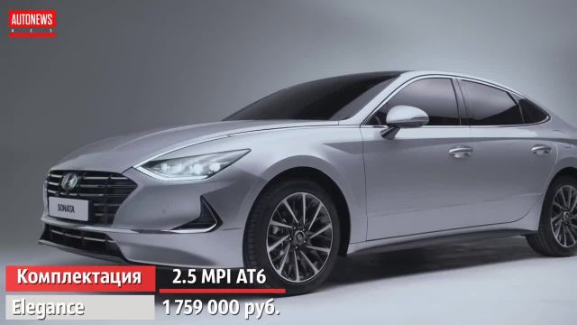 Новая Hyundai Sonata в России: цены и комплектации