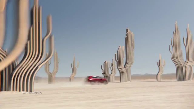 нового кроссовера Mitsubishi Eclipse Cross в пустыне (720p)